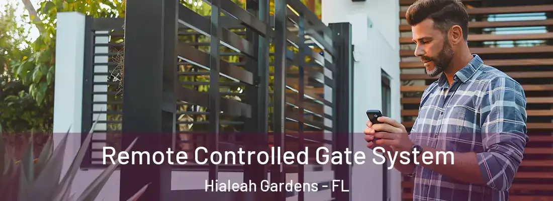 Remote Controlled Gate System Hialeah Gardens - FL